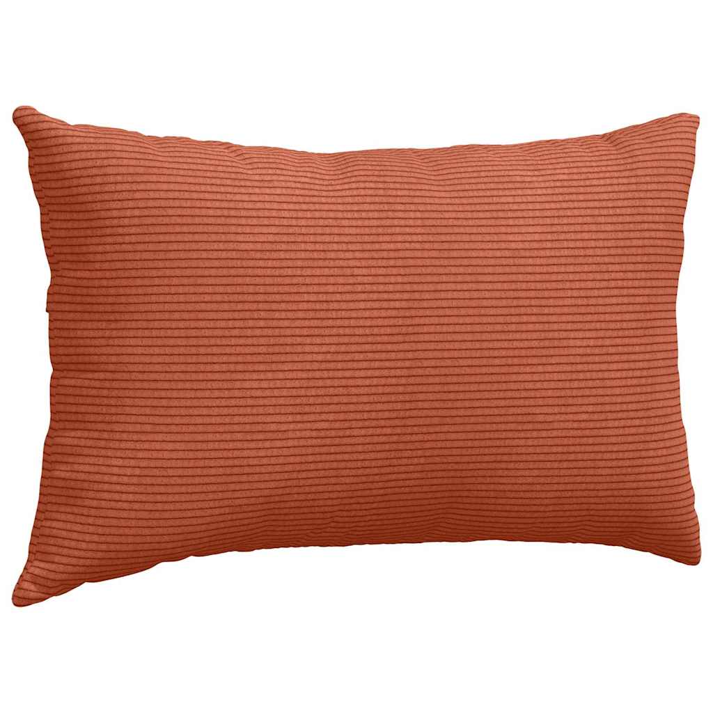 Cuscini da Divano 2 pz-Set di 2 Cuscini per Sofa Rosso Arancio 50 x 30 cm