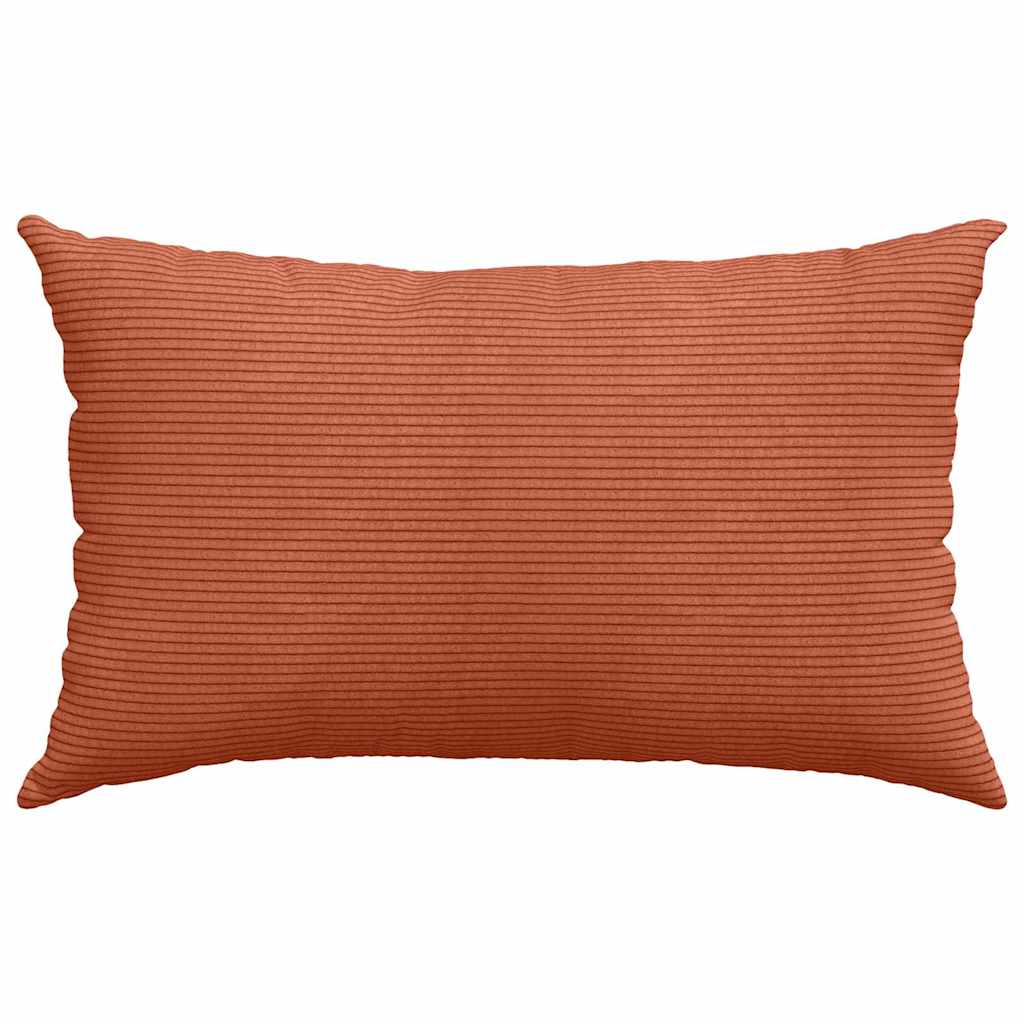Cuscini da Divano 2 pz-Set di 2 Cuscini per Sofa Rosso Arancio 50 x 30 cm