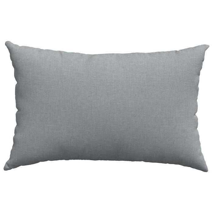 Cuscini da Divano 2 pz-Set di 2 Cuscini per Sofa Grigio chiaro 60 x 40 cm Tessuto 220300