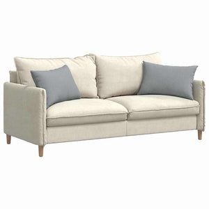 Cuscini da Divano 2 pz-Set di 2 Cuscini per Sofa Grigio chiaro 60 x 40 cm Tessuto 220300
