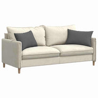 Cuscini da Divano 2 pz-Set di 2 Cuscini per Sofa Grigio scuro 60 x 40 cm Tessuto 330365