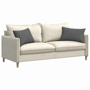 Cuscini da Divano 2 pz-Set di 2 Cuscini per Sofa Grigio scuro 60 x 40 cm Tessuto 330365