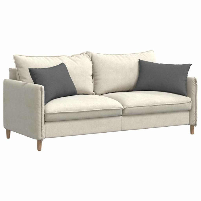 Cuscini da Divano 2 pz-Set di 2 Cuscini per Sofa Grigio scuro 60 x 40 cm Tessuto 330365