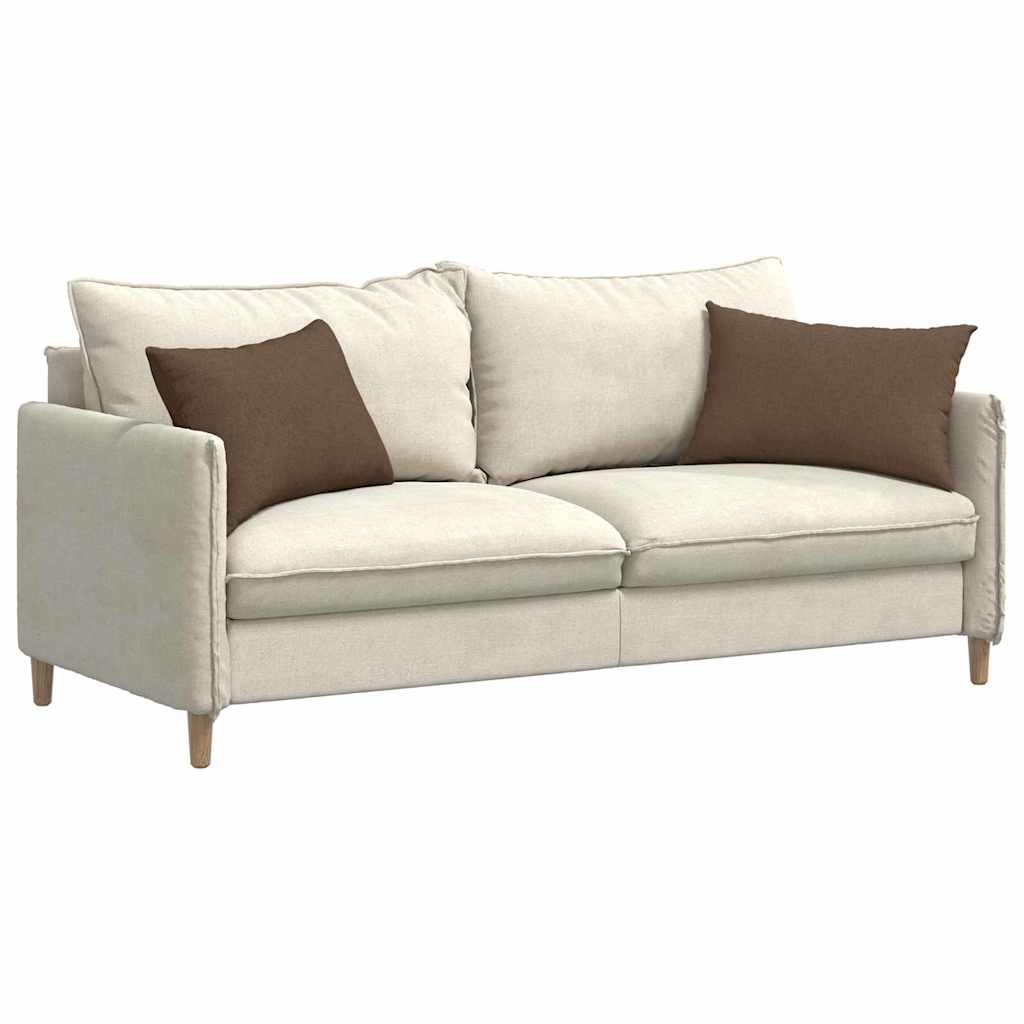 Cuscini da Divano 2 pz-Set di 2 Cuscini per Sofa Marrone 60 x 40 cm Tessuto