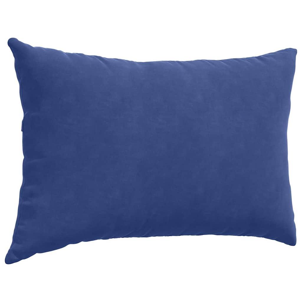 Cuscini da Divano 2 pcs Blu Polizia 60 x 40 cm Tessuto in Cords 42013681