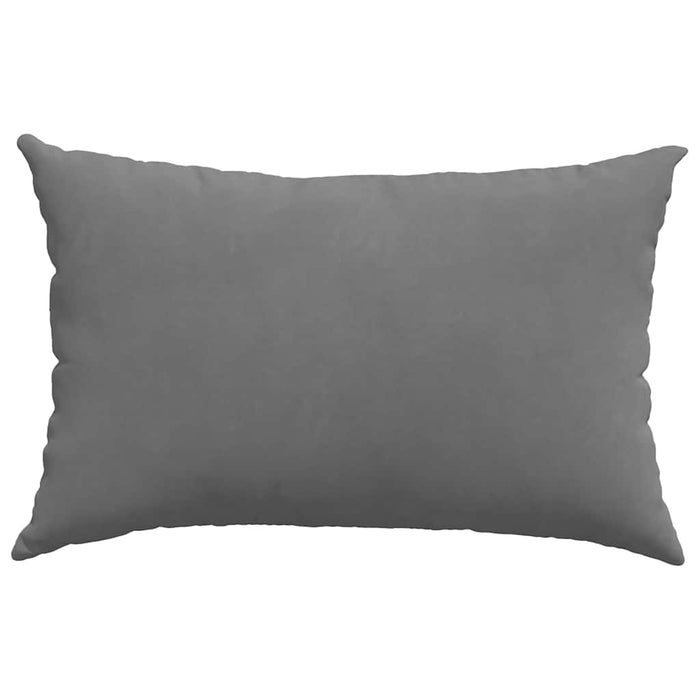 Cuscini da Divano 2 pz-Set di 2 Cuscini per Sofa Grigio scuro 60 x 40 cm Tessuto 548536