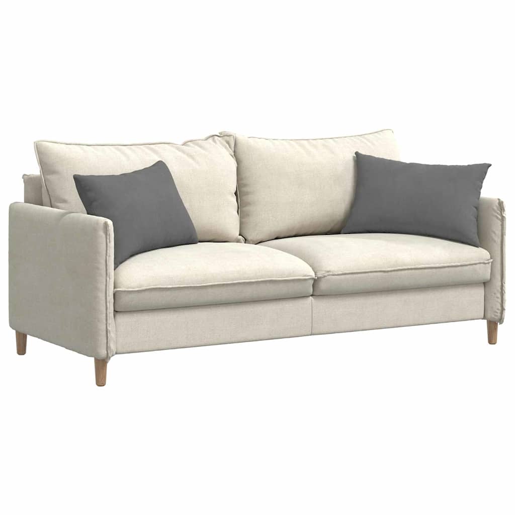 Cuscini da Divano 2 pz-Set di 2 Cuscini per Sofa Grigio scuro 60 x 40 cm Tessuto 548536