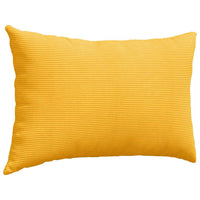 Cuscini da Divano 2 pz-Set di 2 Cuscini per Sofa Giallo Chiaro 60 x 40 cm