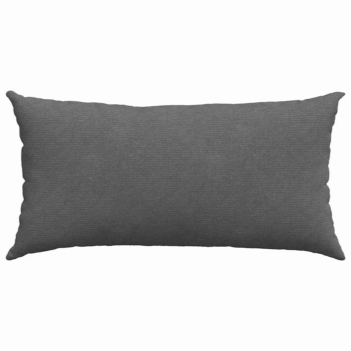 Cuscini da Divano 2 pz-Set di 2 Cuscini per Sofa Grigio scuro 80 x 40 cm 653586