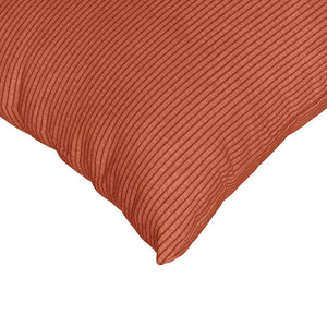 Cuscini da Divano 2 pz-Set di 2 Cuscini per Sofa Rosso Arancio 80 x 40 cm