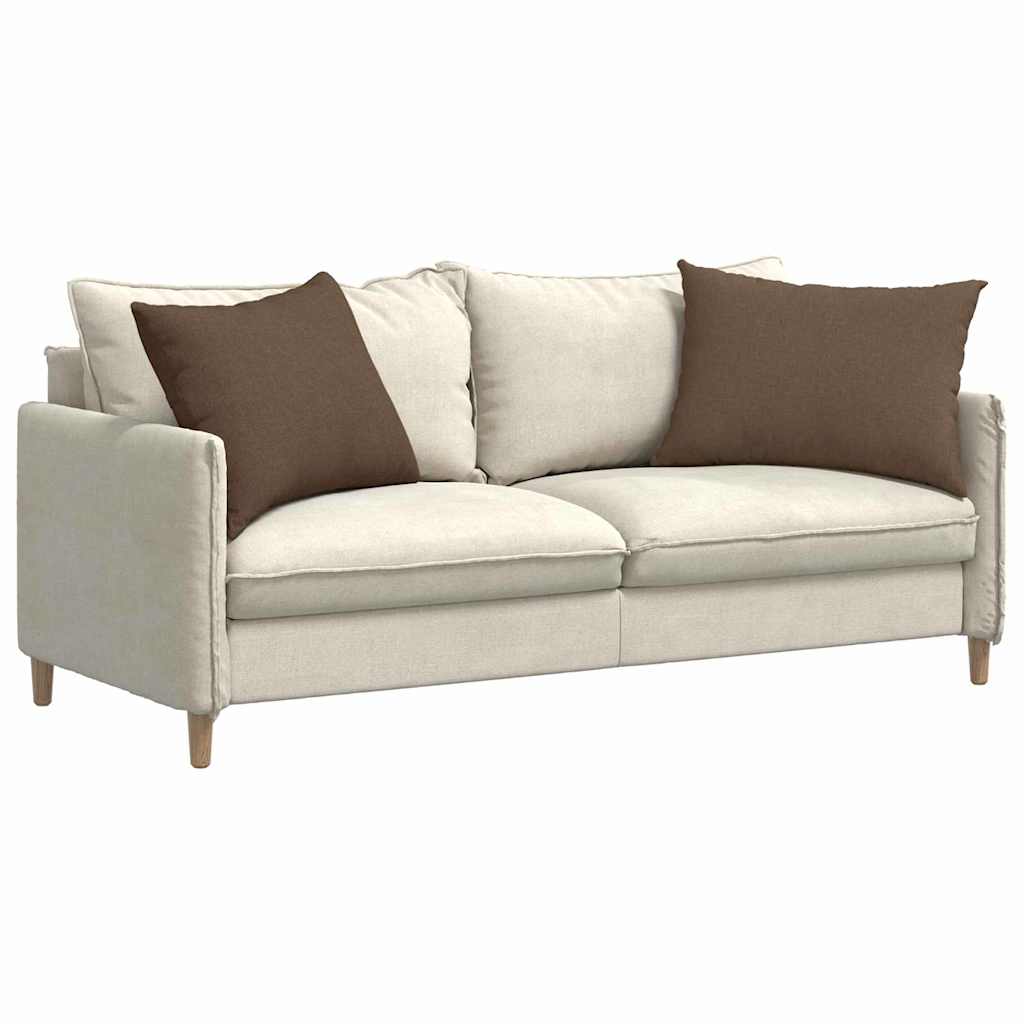 Cuscini da Divano 2 pz-Set di 2 Cuscini per Sofa Marrone 70 x 50 cm Tessuto