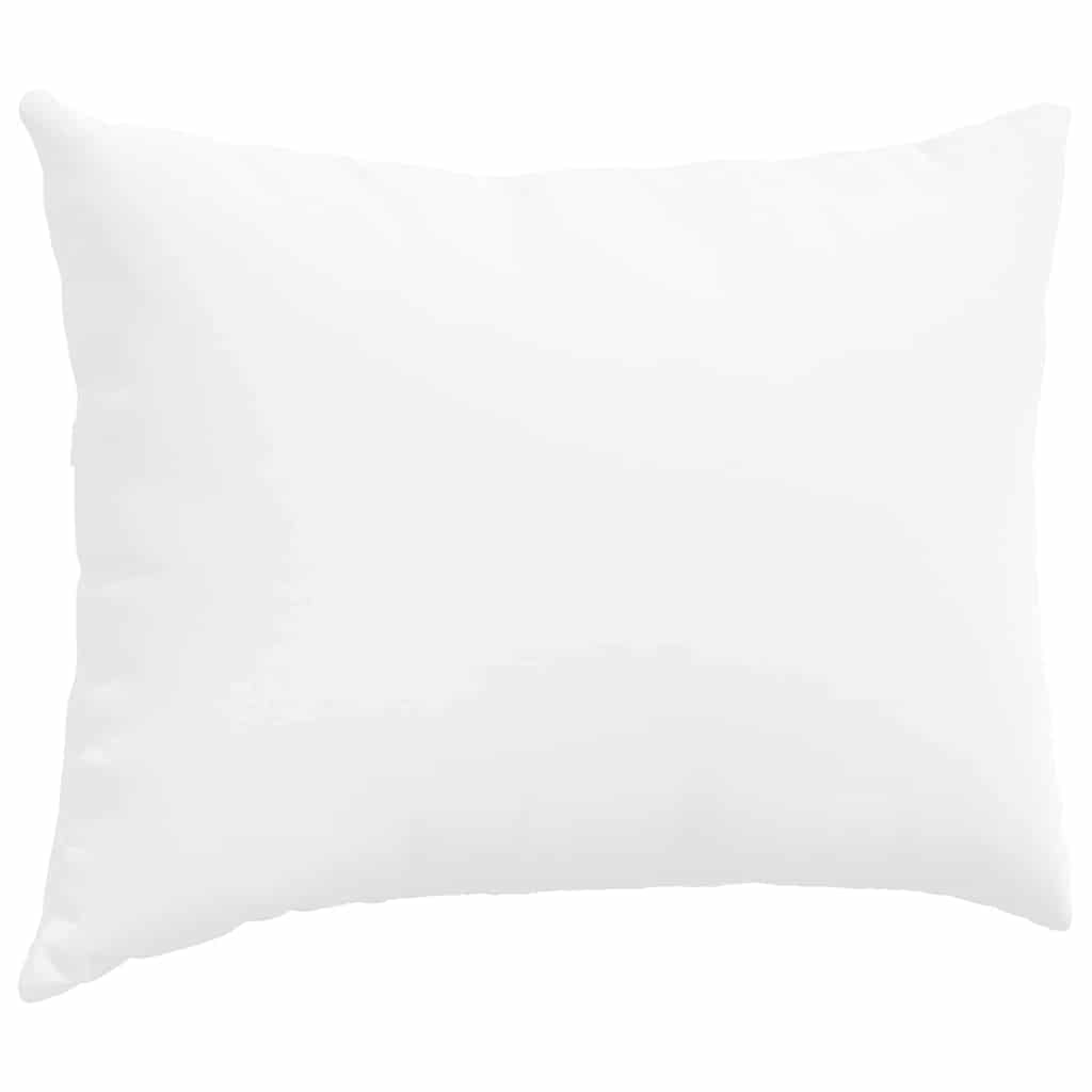 Cuscini da Divano 2 pz-Set di 2 Cuscini per Sofa Bianco 70 x 50 cm Tessuto