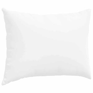 Cuscini da Divano 2 pz-Set di 2 Cuscini per Sofa Bianco 70 x 50 cm Tessuto