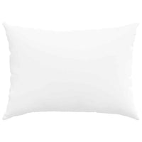 Cuscini da Divano 2 pz-Set di 2 Cuscini per Sofa Bianco 70 x 50 cm Tessuto