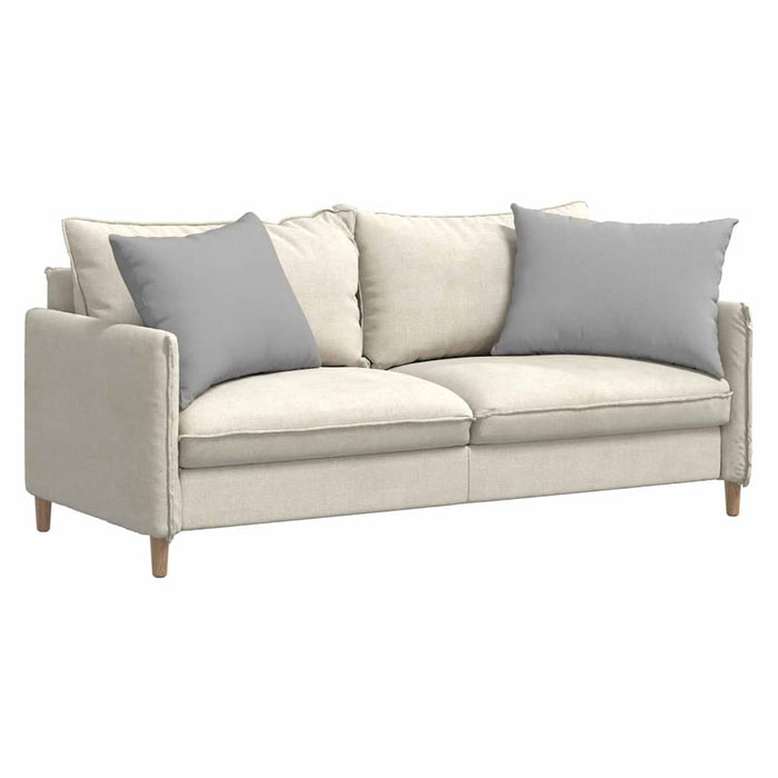 Cuscini da Divano 2 pz-Set di 2 Cuscini per Sofa Grigio Nuvola 70 x 50 cm Tessuto