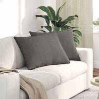 Cuscini da Divano 2 pz-Set di 2 Cuscini per Sofa Grigio chiaro 70 x 50 cm 201592