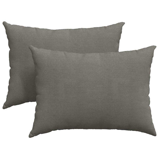 Cuscini da Divano 2 pz-Set di 2 Cuscini per Sofa Grigio chiaro 70 x 50 cm 201592