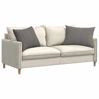 Cuscini da Divano 2 pz-Set di 2 Cuscini per Sofa Grigio chiaro 70 x 50 cm 201592