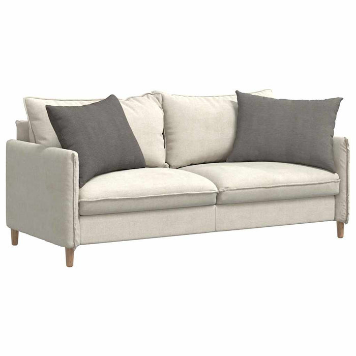 Cuscini da Divano 2 pz-Set di 2 Cuscini per Sofa Grigio chiaro 70 x 50 cm 201592