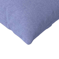 Cuscini da Divano 2 pz-Set di 2 Cuscini per Sofa Blu jeans 120 x 40 cm Tessuto