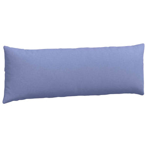 Cuscini da Divano 2 pz-Set di 2 Cuscini per Sofa Blu jeans 120 x 40 cm Tessuto