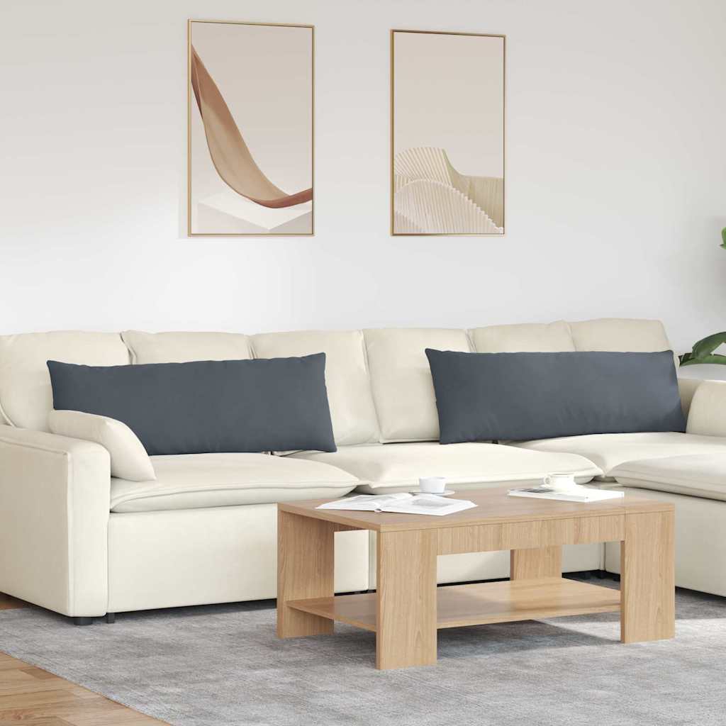 Cuscini da Divano 2 pcs Grigio scuro 120 x 40 cm 42013800