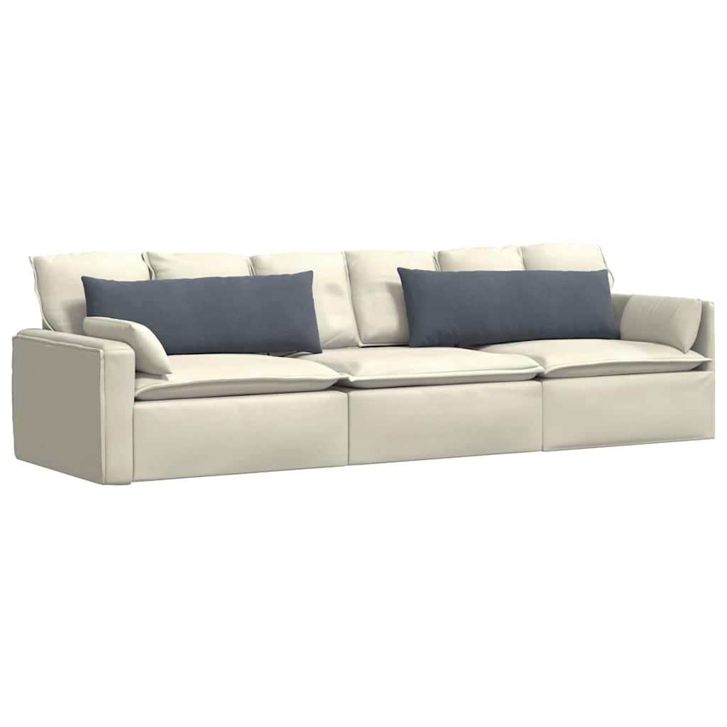 Cuscini da Divano 2 pz-Set di 2 Cuscini per Sofa Grigio scuro 120 x 40 cm 376352