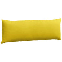 Cuscini da Divano 2 pcs Giallo 120 x 40 cm Tessuto in Cords 42013806