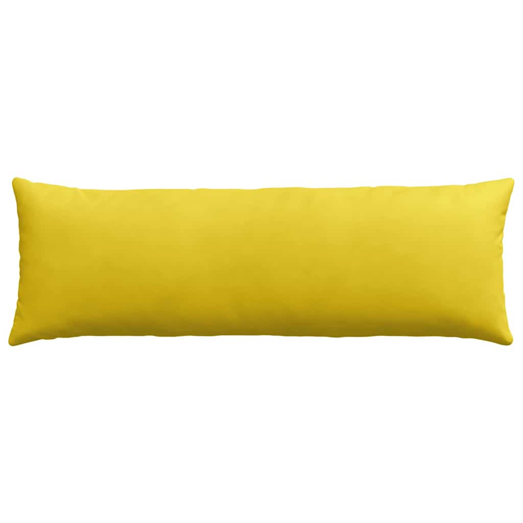 Cuscini da Divano 2 pcs Giallo 120 x 40 cm Tessuto in Cords 42013806