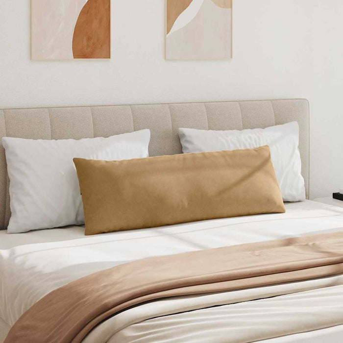 Cuscini da Divano 2 pcs Marrone 120 x 40 cm Tessuto in Cords 42013807