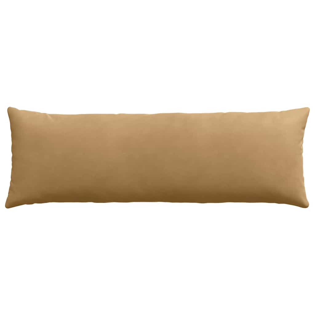 Cuscini da Divano 2 pcs Marrone 120 x 40 cm Tessuto in Cords 42013807