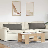 Cuscini da Divano 2 pz-Set di 2 Cuscini per Sofa Grigio chiaro 120 x 40 cm 887700