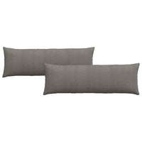 Cuscini da Divano 2 pcs Grigio chiaro 120 x 40 cm 42013817