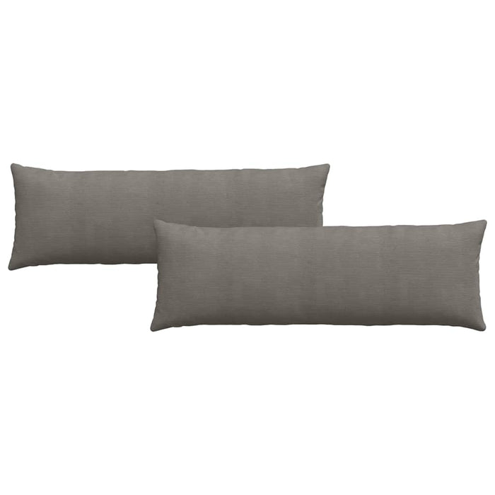 Cuscini da Divano 2 pcs Grigio chiaro 120 x 40 cm 42013817