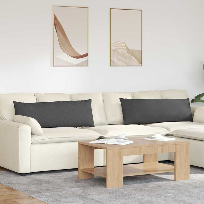 Cuscini da Divano 2 pcs Grigio scuro 120 x 40 cm 42013818