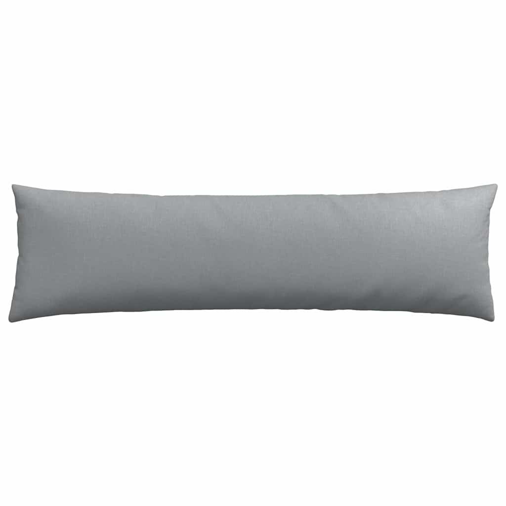 Cuscini da Divano 2 pz-Set di 2 Cuscini per Sofa Grigio chiaro 145 x 40 cm Tessuto 486577
