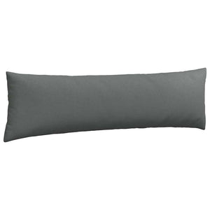 Cuscini da Divano 2 pz-Set di 2 Cuscini per Sofa Grigio scuro 145 x 40 cm Tessuto 396523