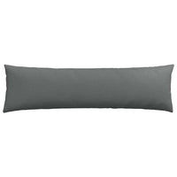 Cuscini da Divano 2 pz-Set di 2 Cuscini per Sofa Grigio scuro 145 x 40 cm Tessuto 396523
