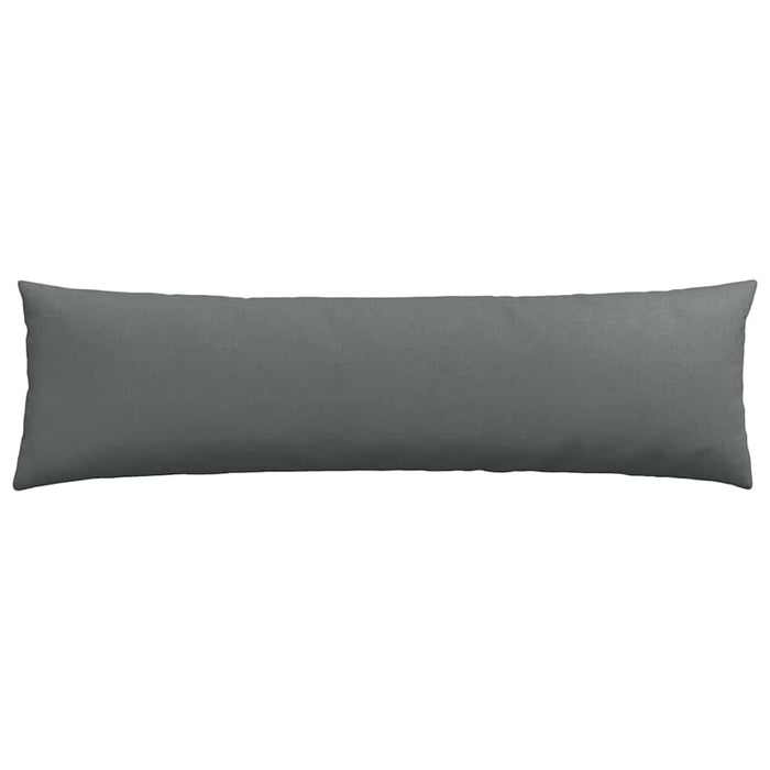 Cuscini da Divano 2 pz-Set di 2 Cuscini per Sofa Grigio scuro 145 x 40 cm Tessuto 396523