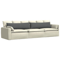 Cuscini da Divano 2 pz-Set di 2 Cuscini per Sofa Grigio scuro 145 x 40 cm Tessuto 396523