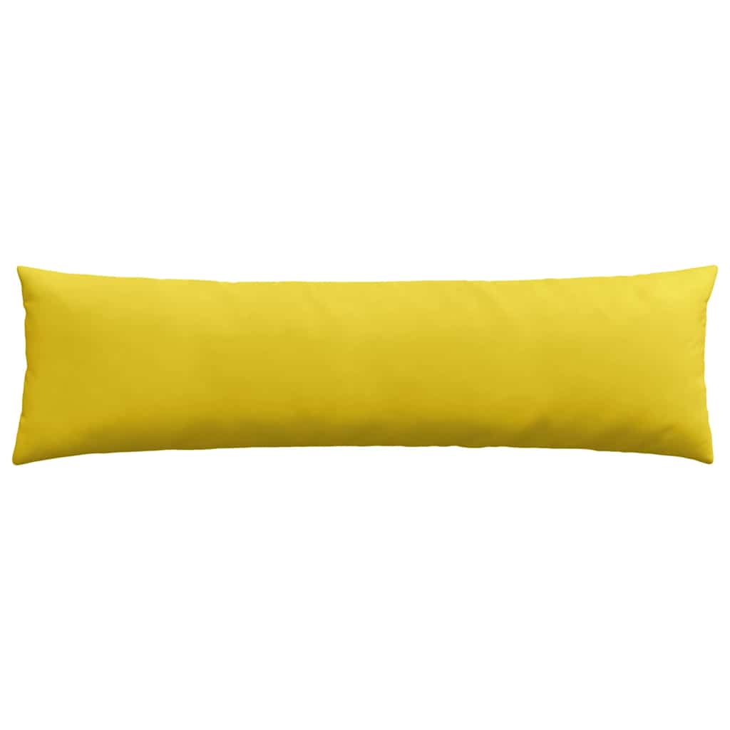 Cuscini da Divano 2 pcs Giallo 145 x 40 cm Tessuto in Cords 42013849