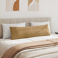 Cuscini da Divano 2 pcs Marrone 145 x 40 cm Tessuto in Cords 42013850