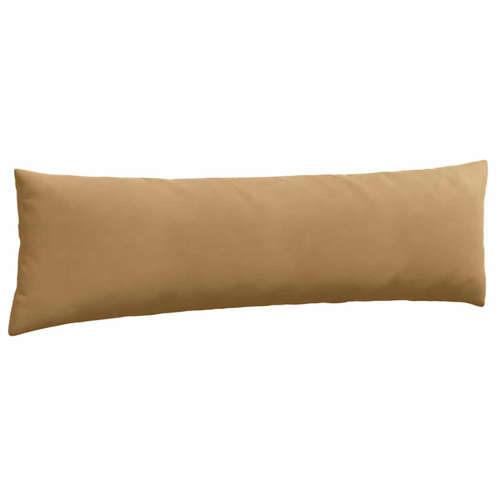 Cuscini da Divano 2 pcs Marrone 145 x 40 cm Tessuto in Cords 42013850