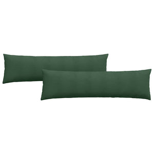 Cuscini da Divano 2 pcs Verde Scuro 145 x 40 cm 42013865