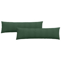 Cuscini da Divano 2 pz-Set di 2 Cuscini per Sofa Verde Scuro 145 x 40 cm 290603