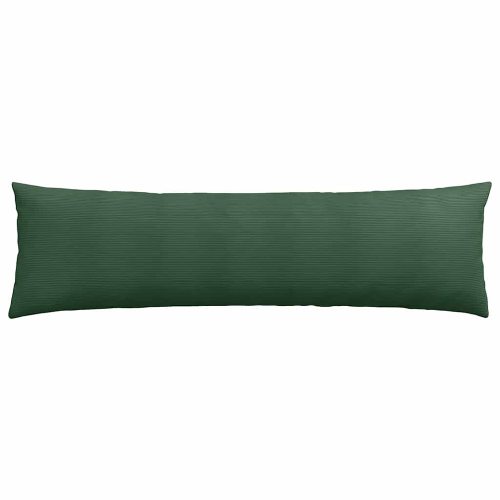 Cuscini da Divano 2 pz-Set di 2 Cuscini per Sofa Verde Scuro 145 x 40 cm 290603