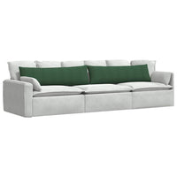 Cuscini da Divano 2 pz-Set di 2 Cuscini per Sofa Verde Scuro 145 x 40 cm 290603