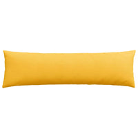 Cuscini da Divano 2 pz-Set di 2 Cuscini per Sofa Giallo Chiaro 145 x 40 cm