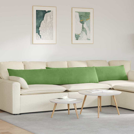 Cuscini da Divano 2 pcs Verde chiaro 200 x 40 cm 42013888
