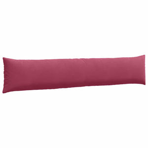 Cuscini da Divano 2 pcs Rosso Vino 200 x 40 cm Tessuto in Cords 42013890